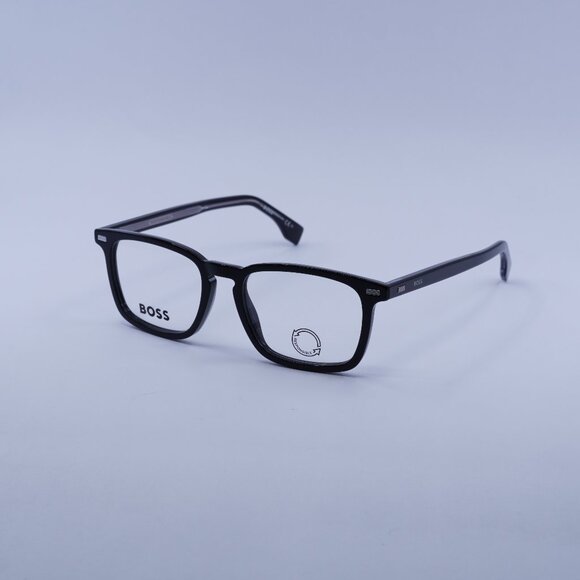 Hugo BOSS 1368 0807 00 Eyeglasses Black 51mm Rectangle Frame - Picture 1 of 12